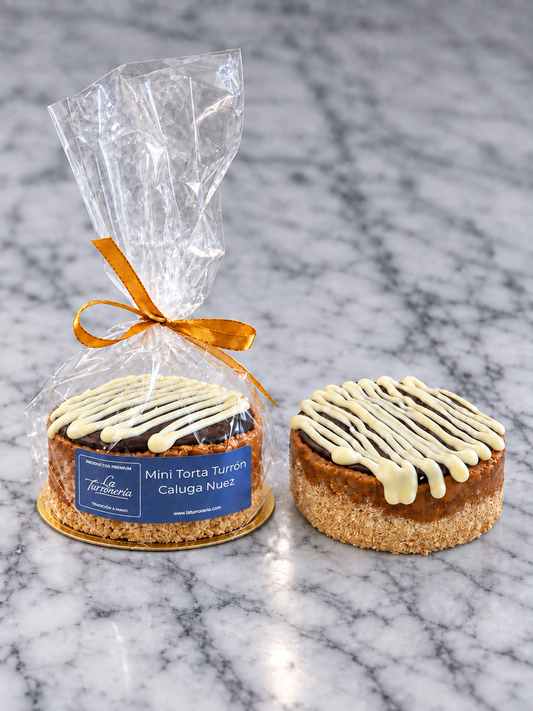 Mini torta turrón caluga nuez